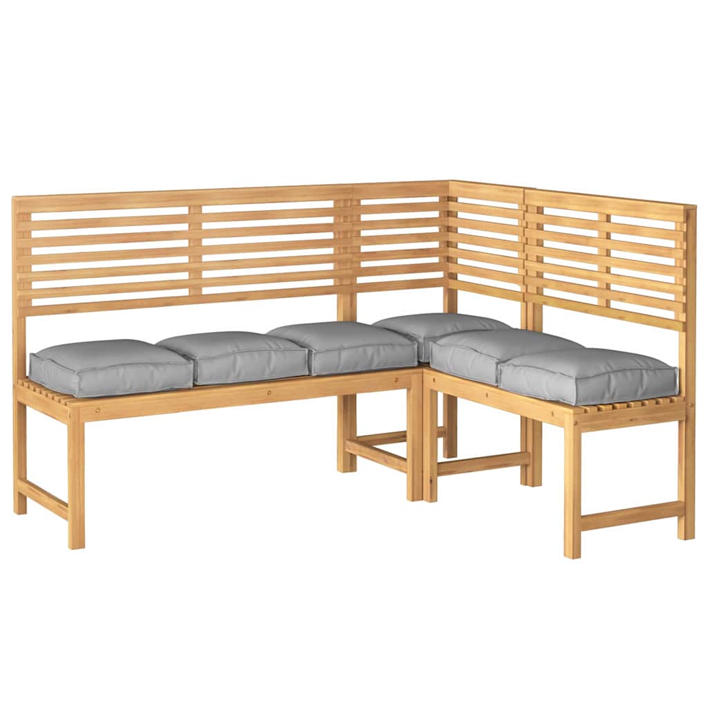 Párna 6 pcs Szürke 40 x 40 x 8 cm Oxford Szövet