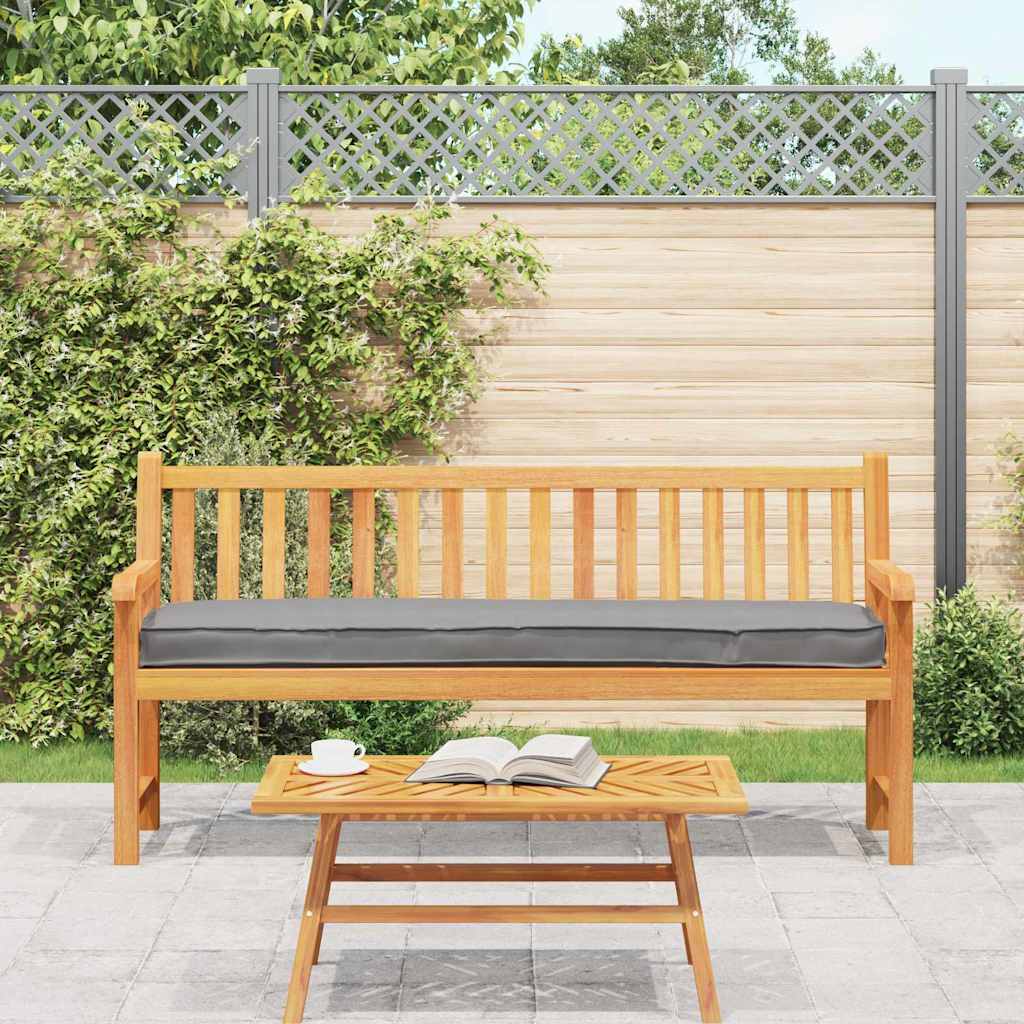 Raklap Párna Oxford Szövet Szürke 180 x 40 x 8 cm