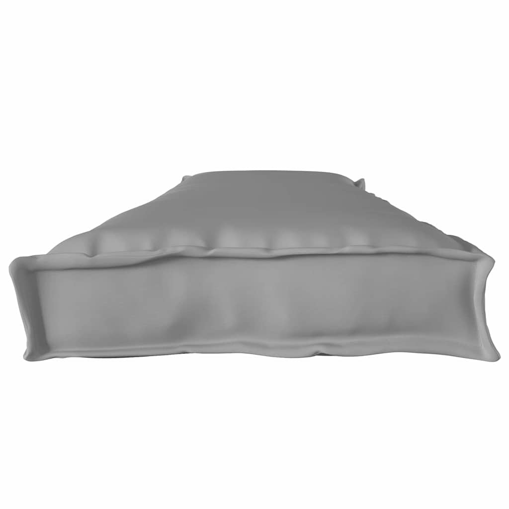 Raklap Párna Oxford Szövet Szürke 180 x 40 x 8 cm