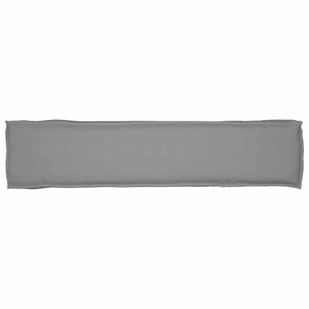 Raklap Párna Oxford Szövet Szürke 180 x 40 x 8 cm