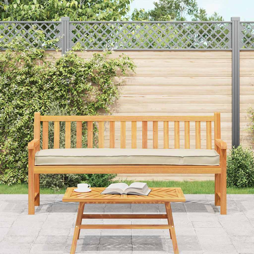 Raklap Párna Oxford Szövet Krémszínű 180 x 40 x 8 cm