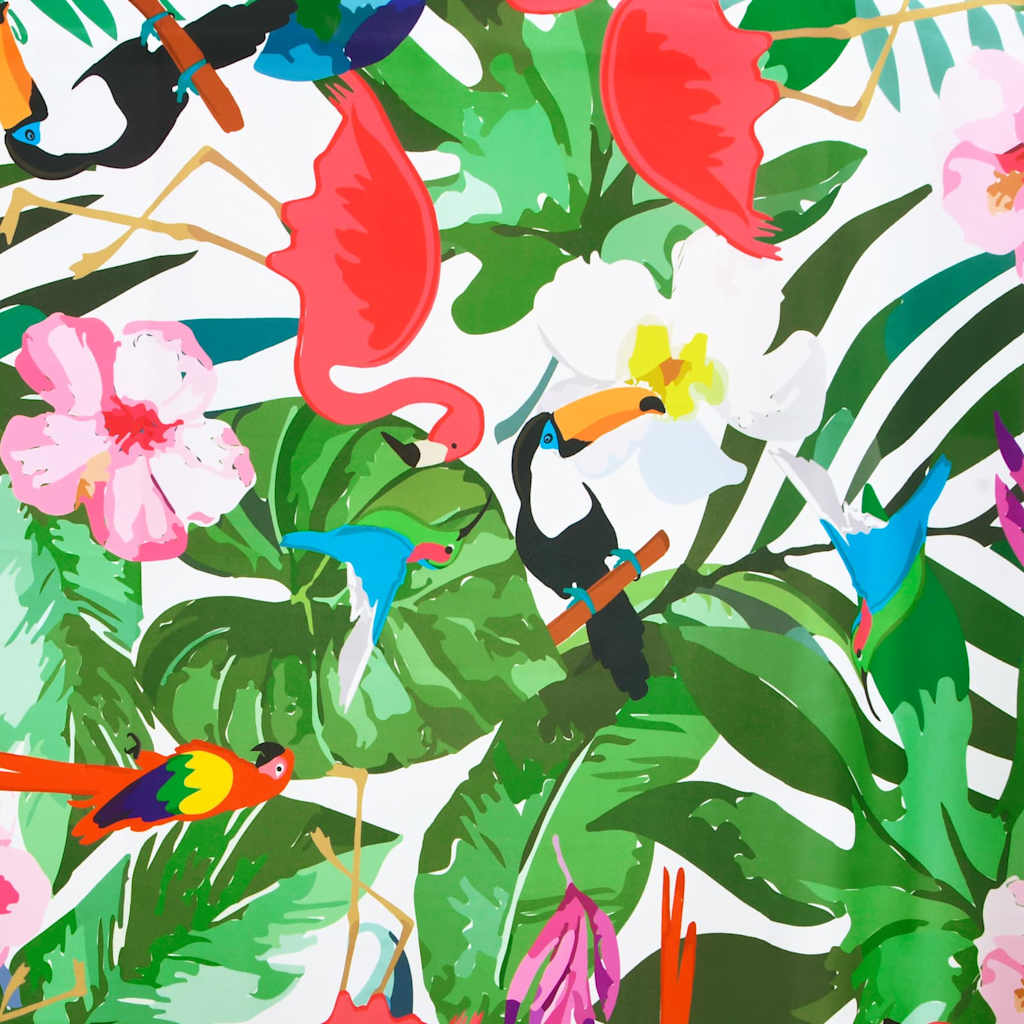 Raklap Párna Trópusi dzsungel 200 x 40 x 8 cm Oxford Szövet