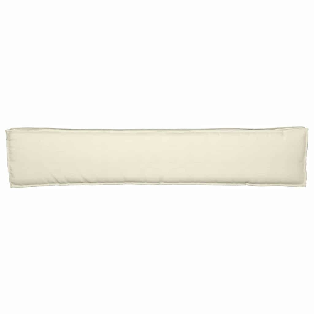 Raklap párna készlet 2 pcs Krém 200 x 40 x 8 cm Oxford Anyag