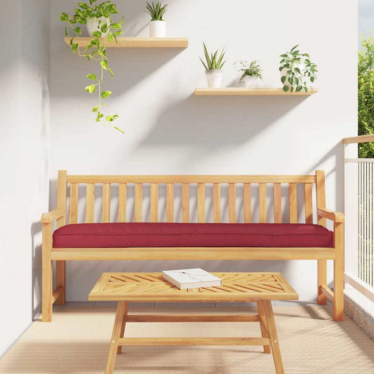 Raklap párna készlet 2 pcs Bordó 200 x 40 x 8 cm Oxford Anyag