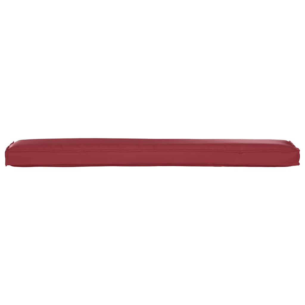 Raklap párna készlet 2 pcs Bordó 200 x 40 x 8 cm Oxford Anyag