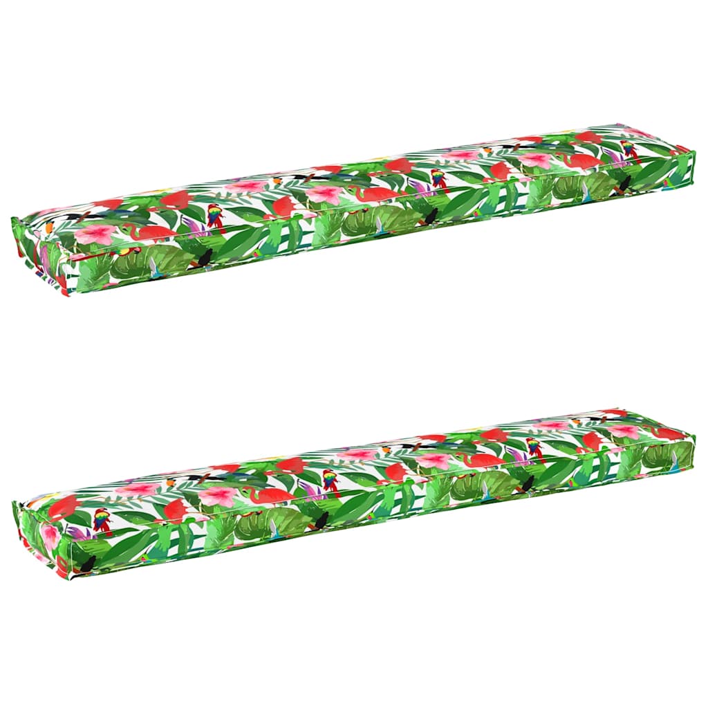 Raklap párna készlet 2 pcs Trópusi dzsungel 200 x 40 x 8 cm