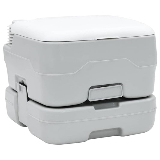 Kemping WC Szürke és Fehér 41,5 x 36,5 x 30 cm Polietilén