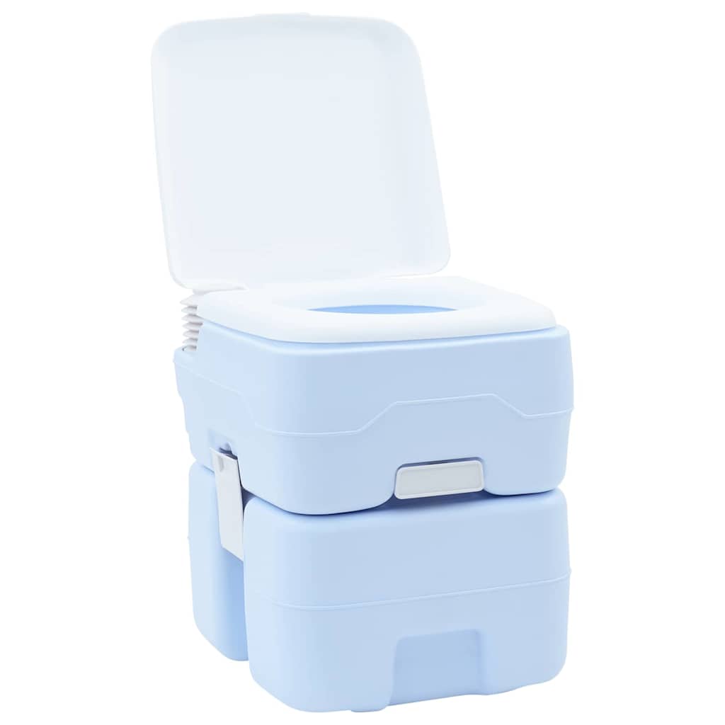 Kemping WC Világoskék és fehér 41,5 x 36,5 x 42 cm Polietilén