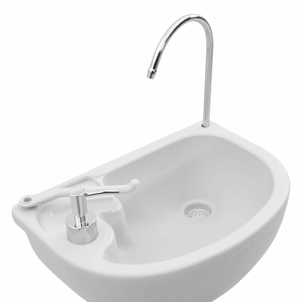 Kemping WC Készlet 2 pcs Szürke 50,5 x 33 x 103 cm