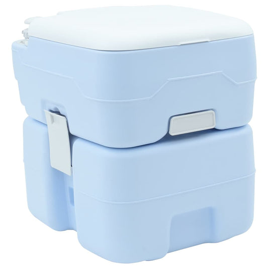 Kemping WC Kék 41,5 x 36,5 x 42 cm Magas sűrűségű Polietilén