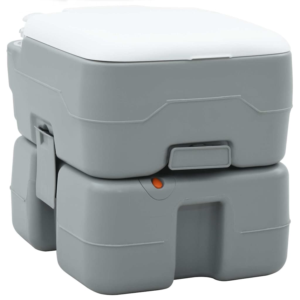 Kemping WC Szürke és Fehér 41,5 x 36,5 x 37,5 cm Polietilén