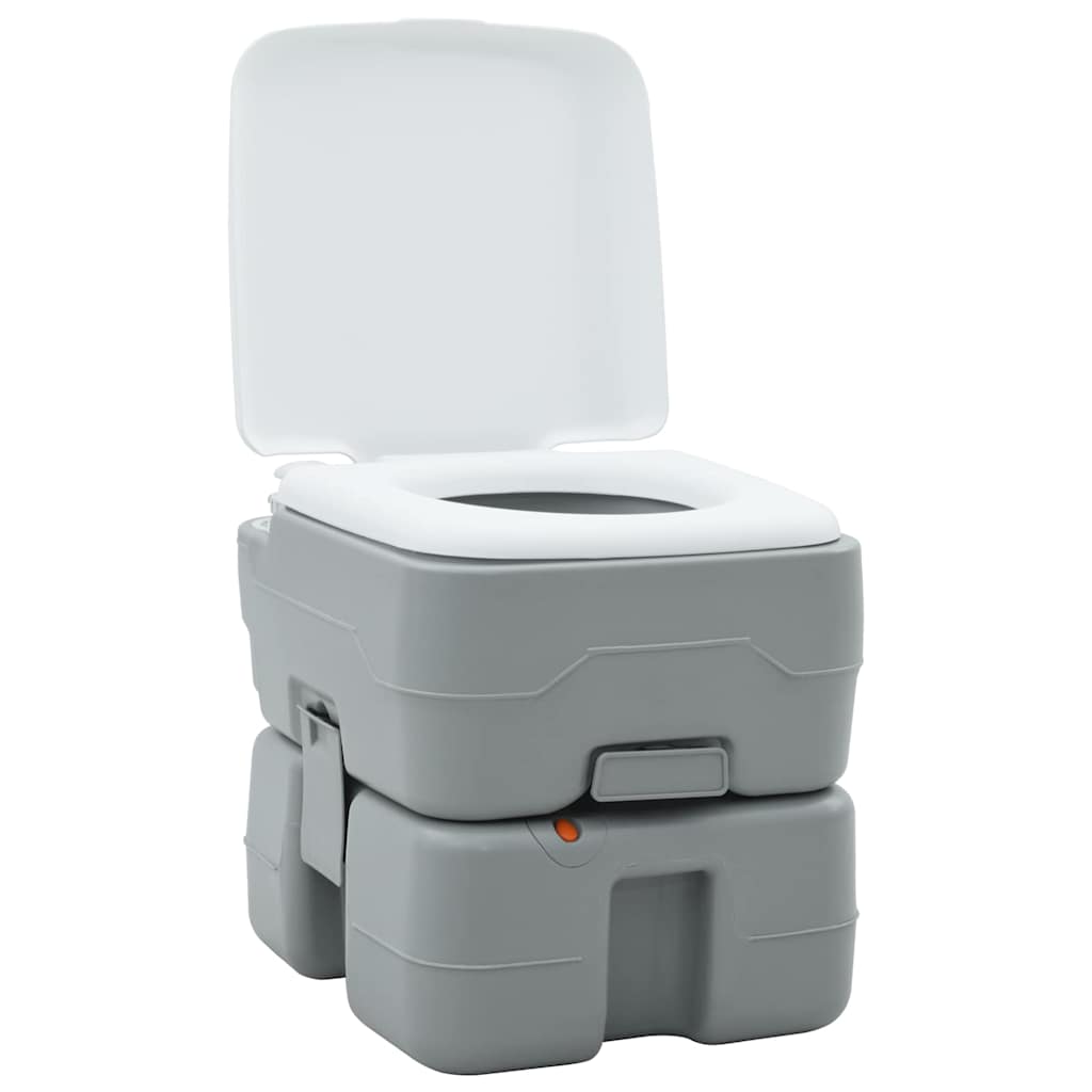 Kemping WC Szürke és Fehér 41,5 x 36,5 x 37,5 cm Polietilén