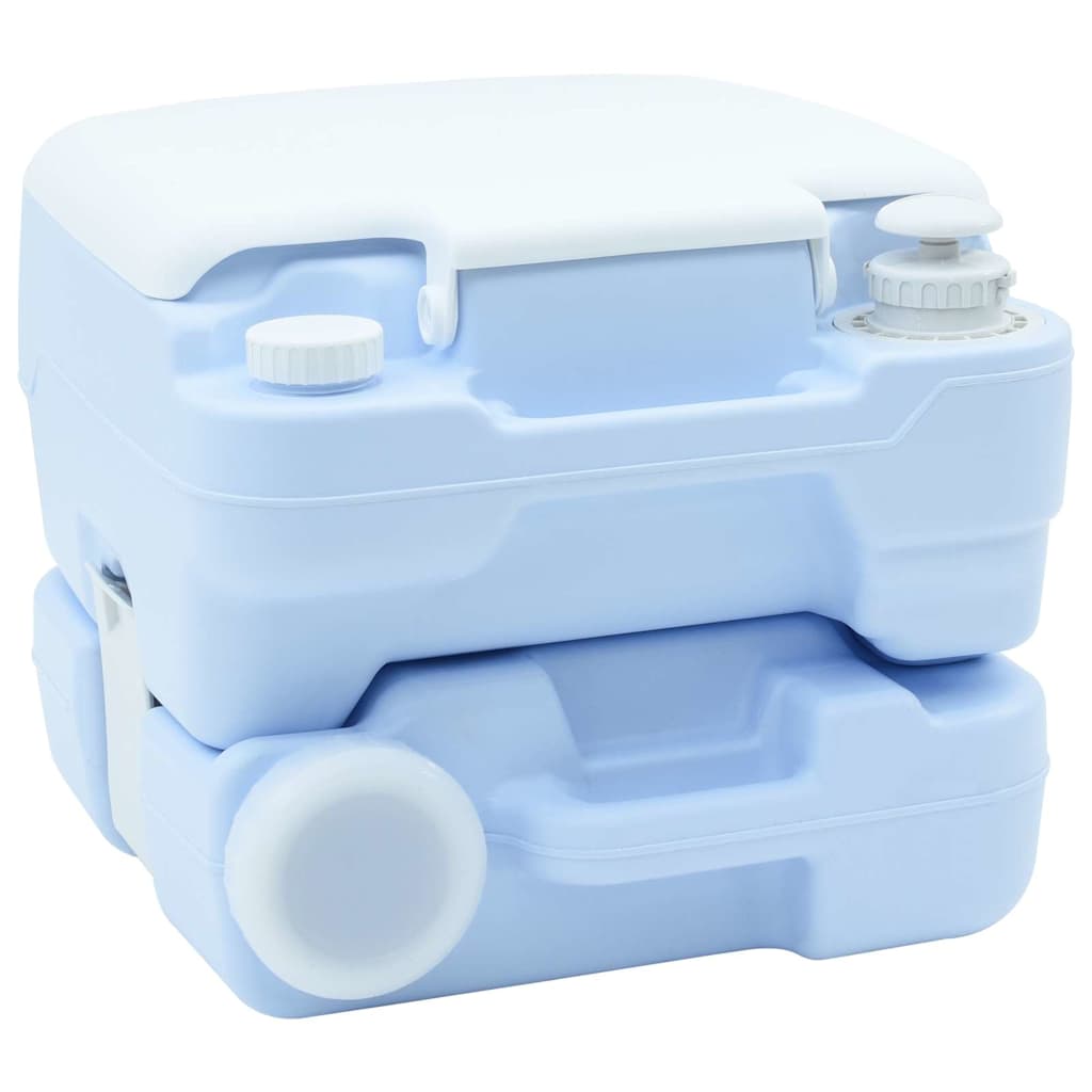 Kemping WC Világoskék és fehér 41,5 x 36,5 x 30 cm Polietilén