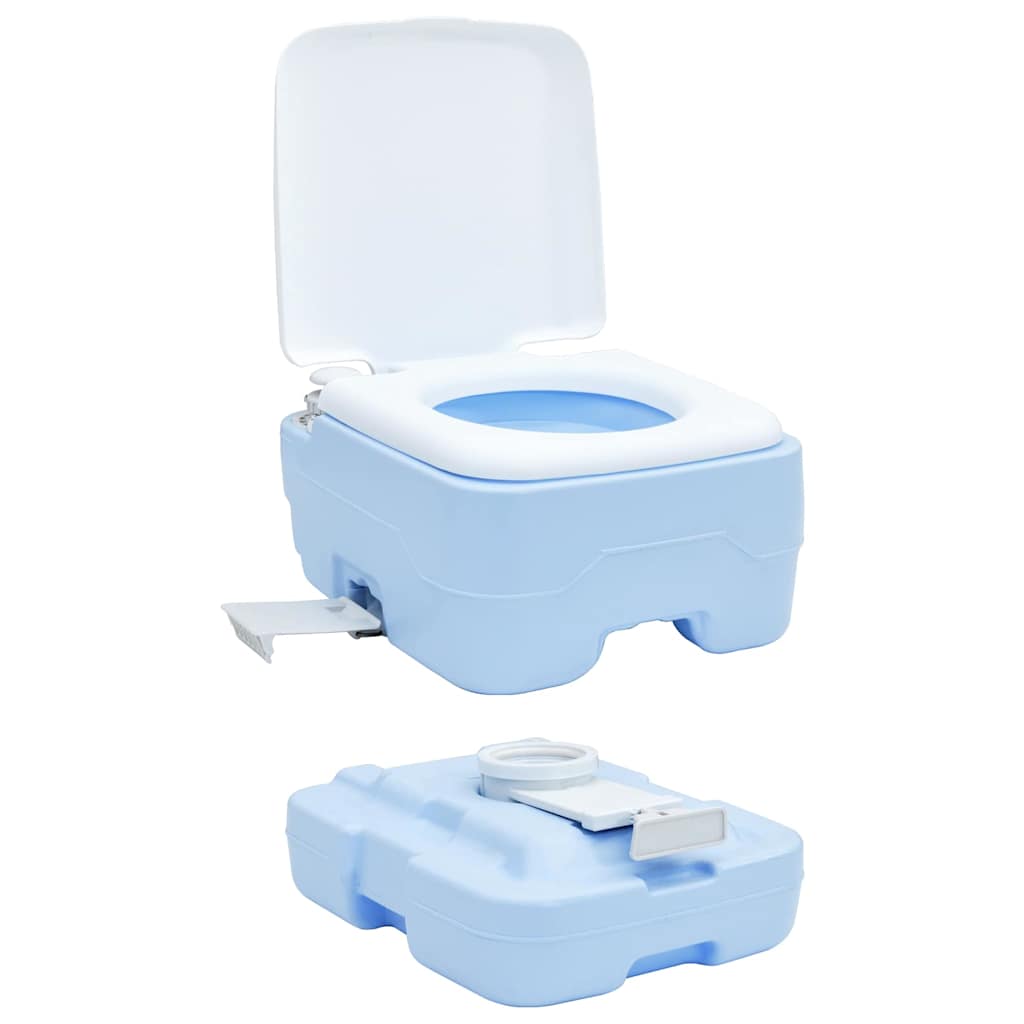 Kemping WC Világoskék és fehér 41,5 x 36,5 x 30 cm Polietilén
