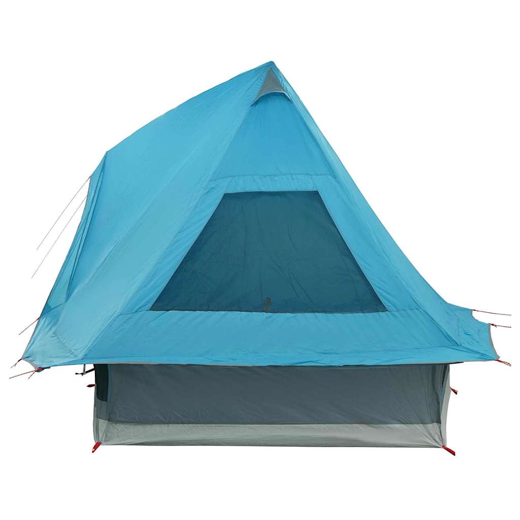 Tipi sátor tetővel tárolóval Kék 466 x 310 x 240 cm taft