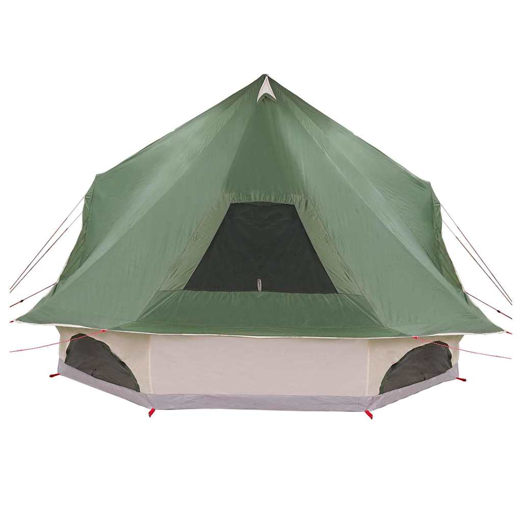 Tipi sátor tetővel tárolóval Zöld 680 x 430 x 270 cm taft