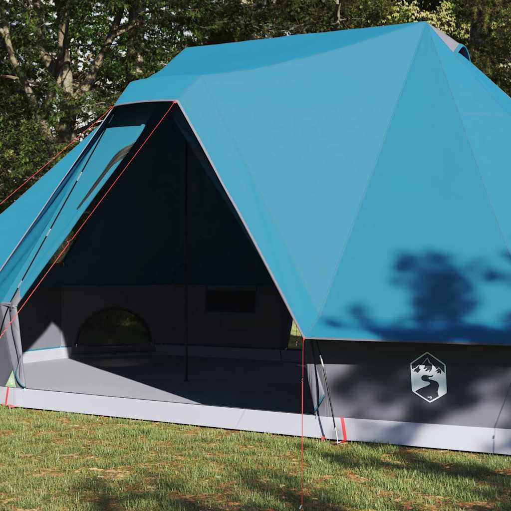 Tipi sátor tetővel tárolóval Kék 680 x 430 x 270 cm taft