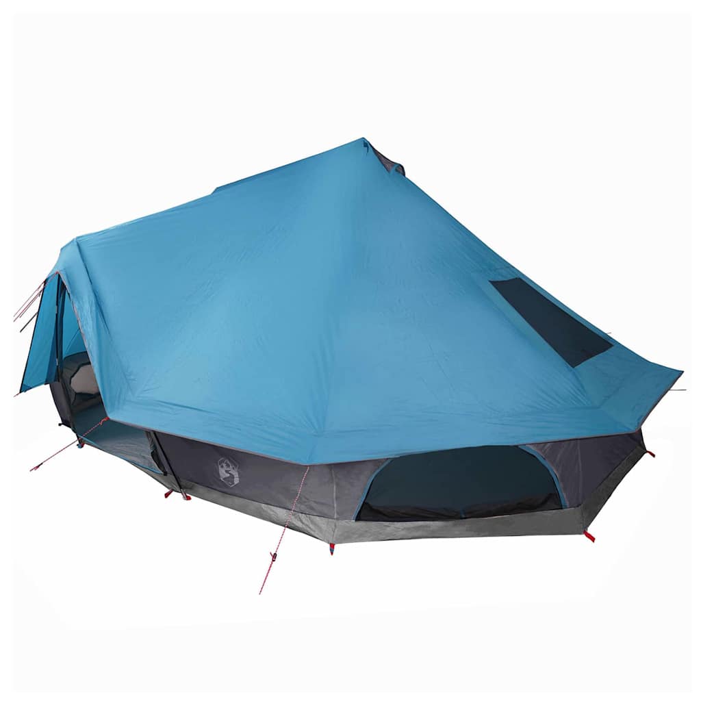 Tipi sátor tetővel tárolóval Kék 680 x 430 x 270 cm taft
