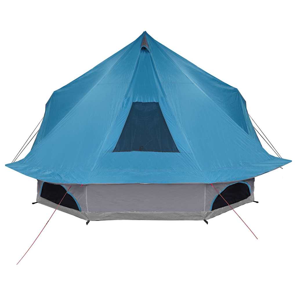 Tipi sátor tetővel tárolóval Kék 680 x 430 x 270 cm taft