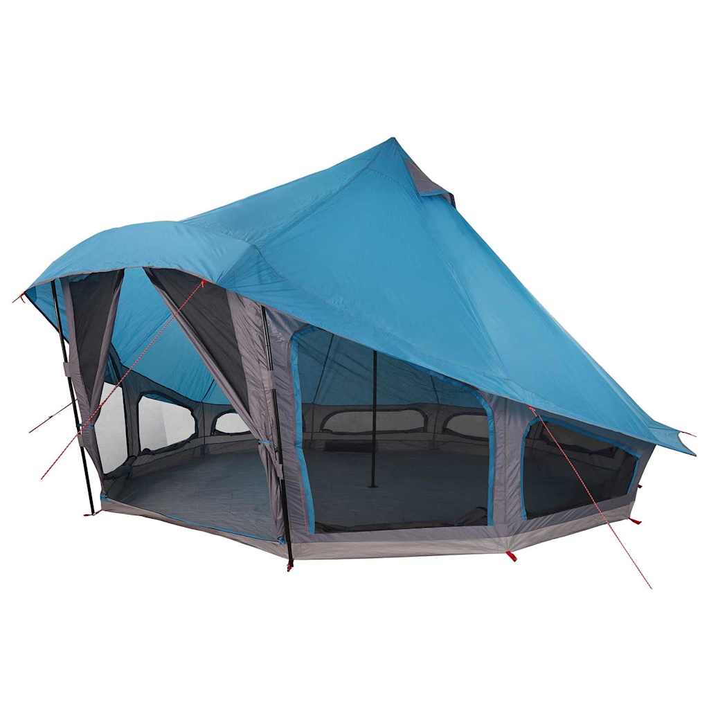 Tipi sátor tetővel tárolóval Kék 508 x 470 x 300 cm taft