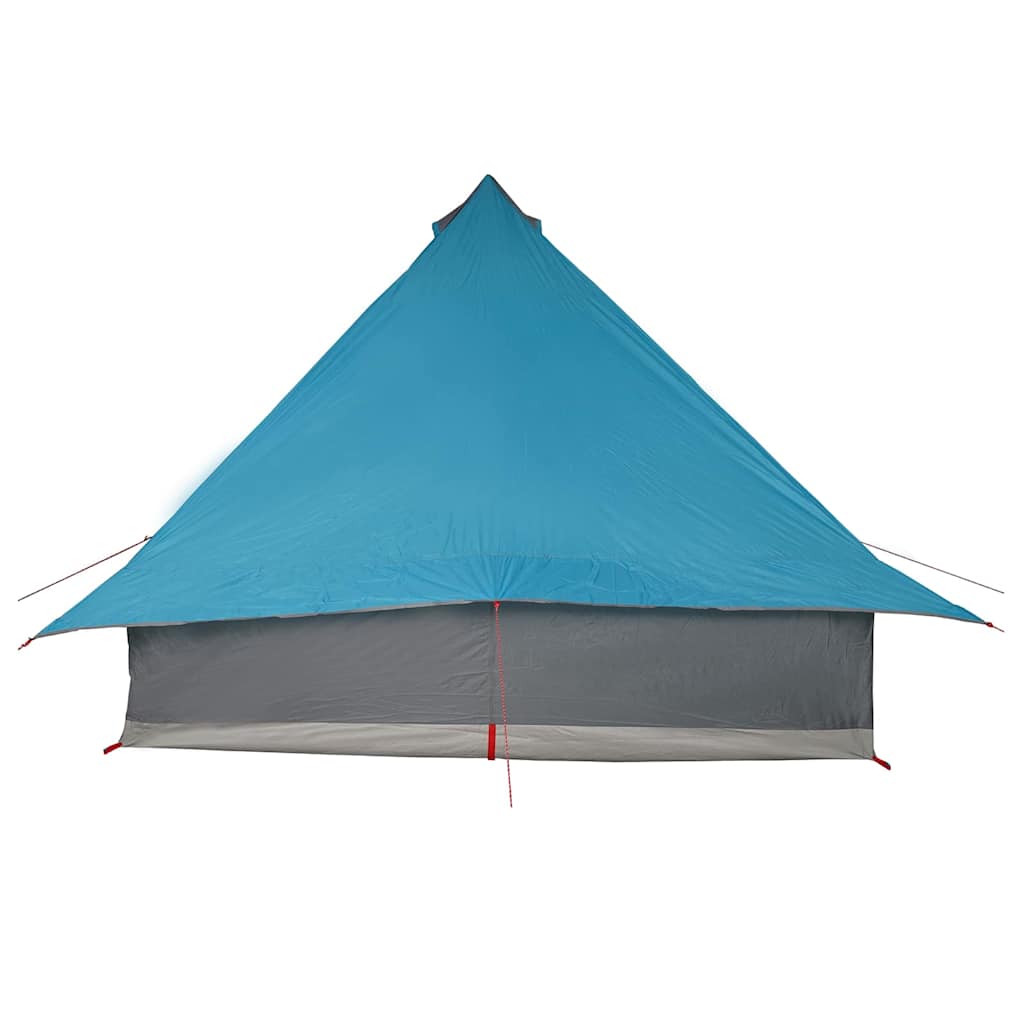 Tipi sátor tetővel tárolóval Kék 358 x 296 x 258 cm taft