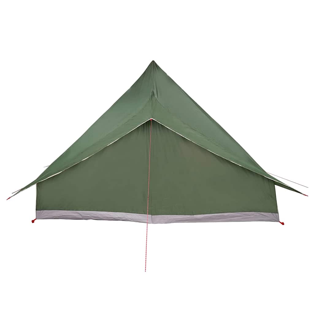 Tipi sátor tetővel tárolóval Zöld 364 x 281 x 257 cm taft