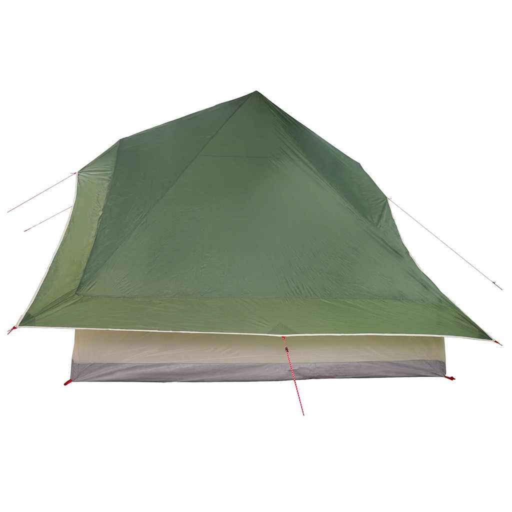 Tipi sátor tetővel tárolóval Zöld 364 x 281 x 257 cm taft