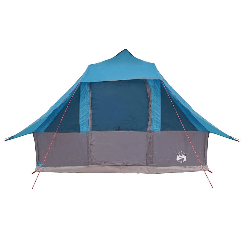 Tipi sátor tetővel tárolóval Kék 364 x 281 x 257 cm taft