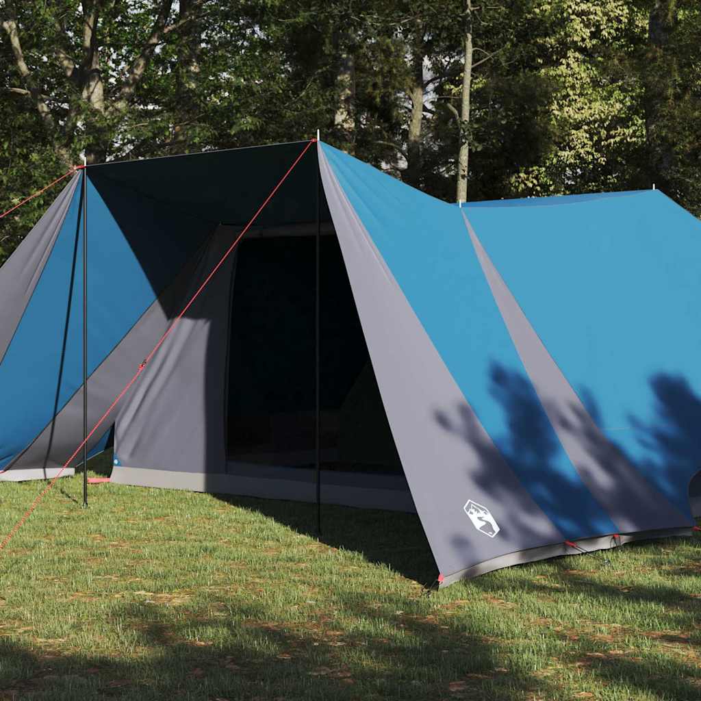 Tipi sátor tetővel tárolóval Kék 660 x 456 x 200 cm taft