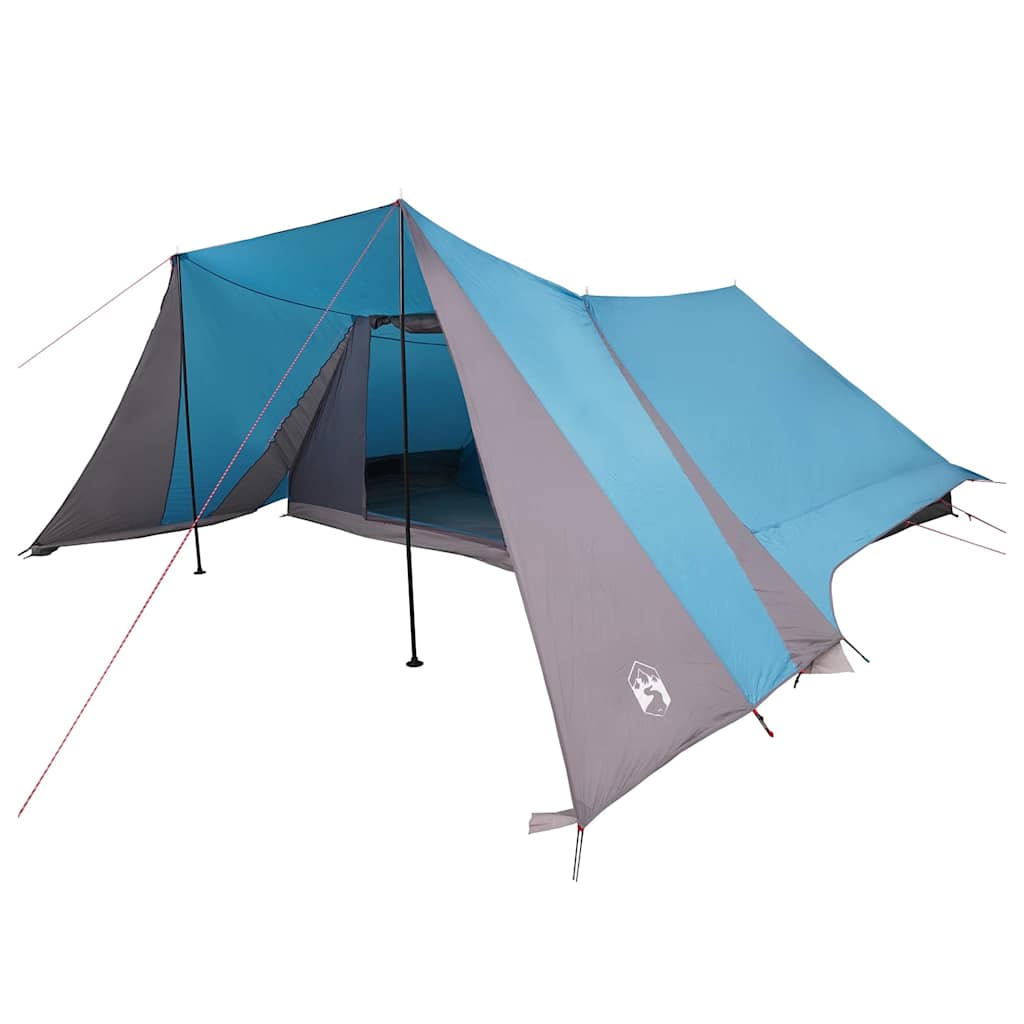 Tipi sátor tetővel tárolóval Kék 660 x 456 x 200 cm taft