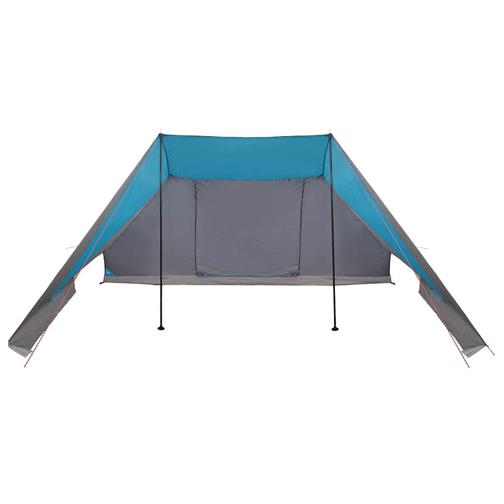 Tipi sátor tetővel tárolóval Kék 660 x 456 x 200 cm taft