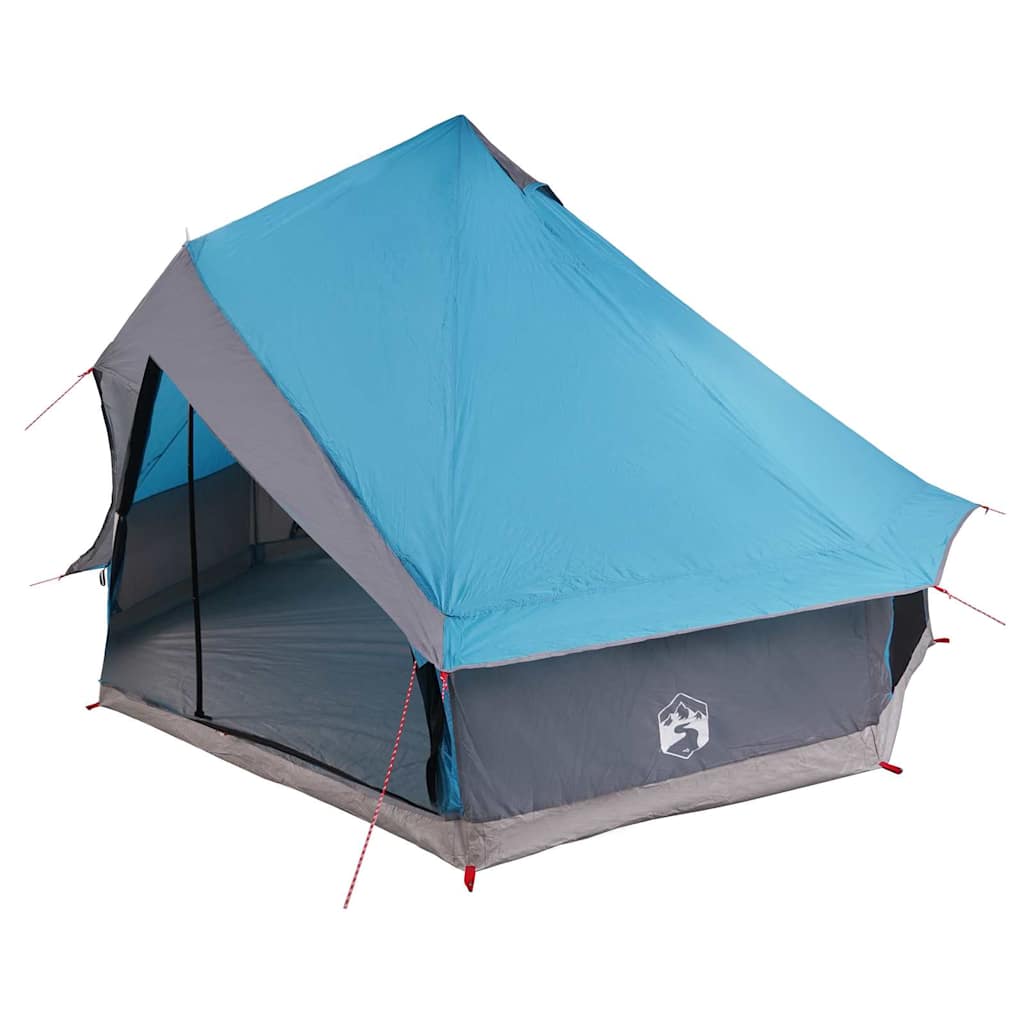 Tipi sátor tetővel tárolóval Kék 400 x 346 x 250 cm taft