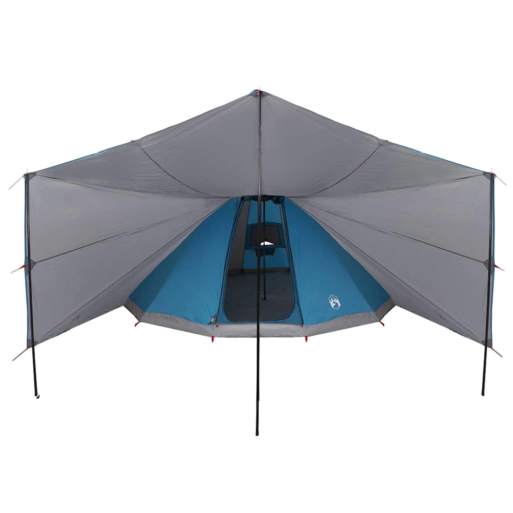 Tipi sátor tetővel tárolóval Kék 510 x 690 x 330 cm taft
