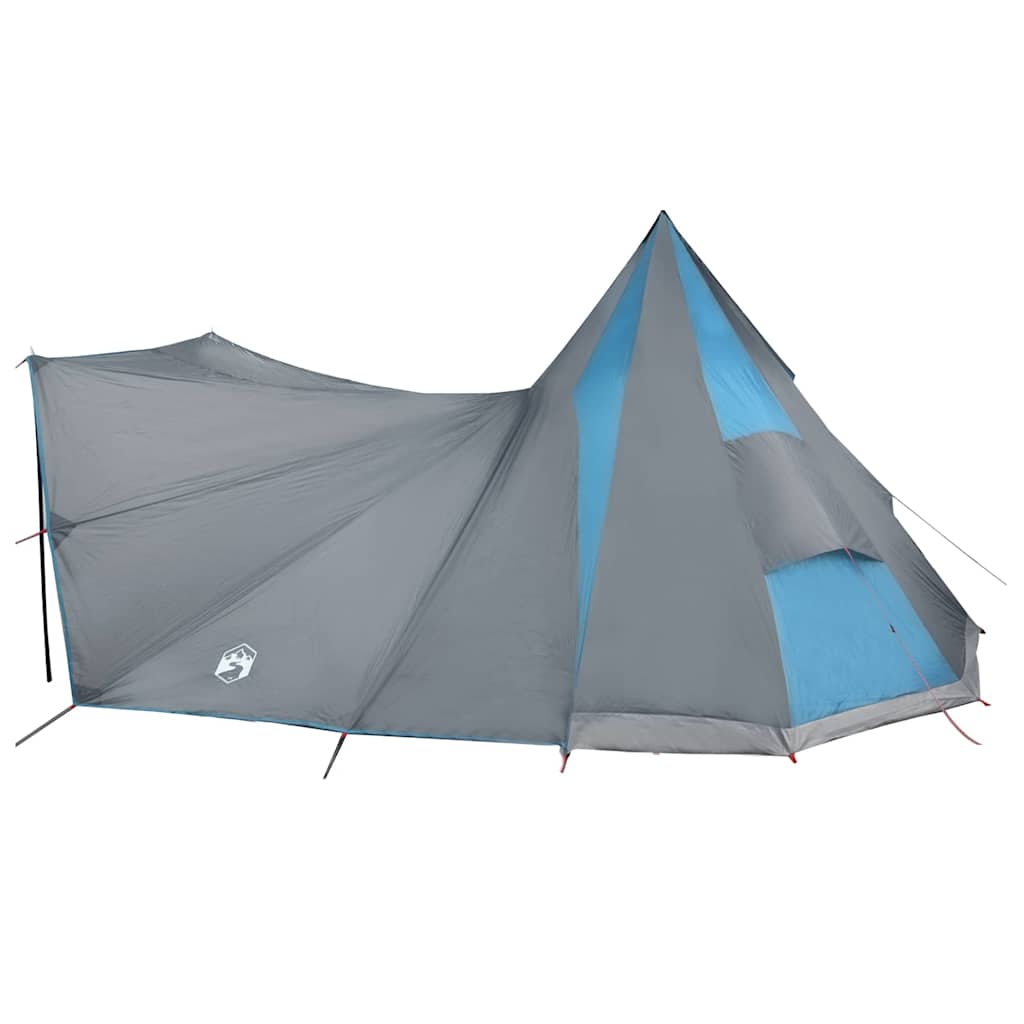 Tipi sátor tetővel tárolóval Kék 510 x 690 x 330 cm taft