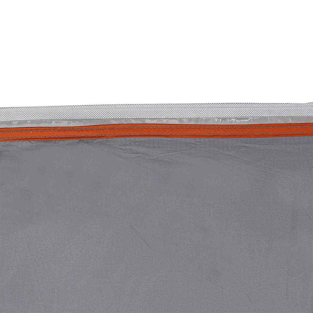 Karaván napernyő Szürke és narancs 240 x 350 cm taft Vízálló
