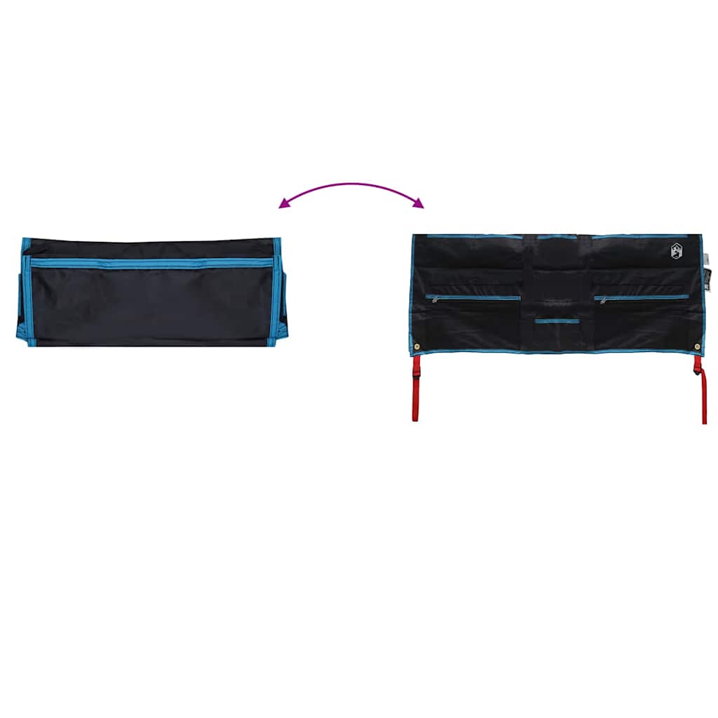 Tárolótáska tárolóval Fekete és Kék 98 x 47 cm oxford