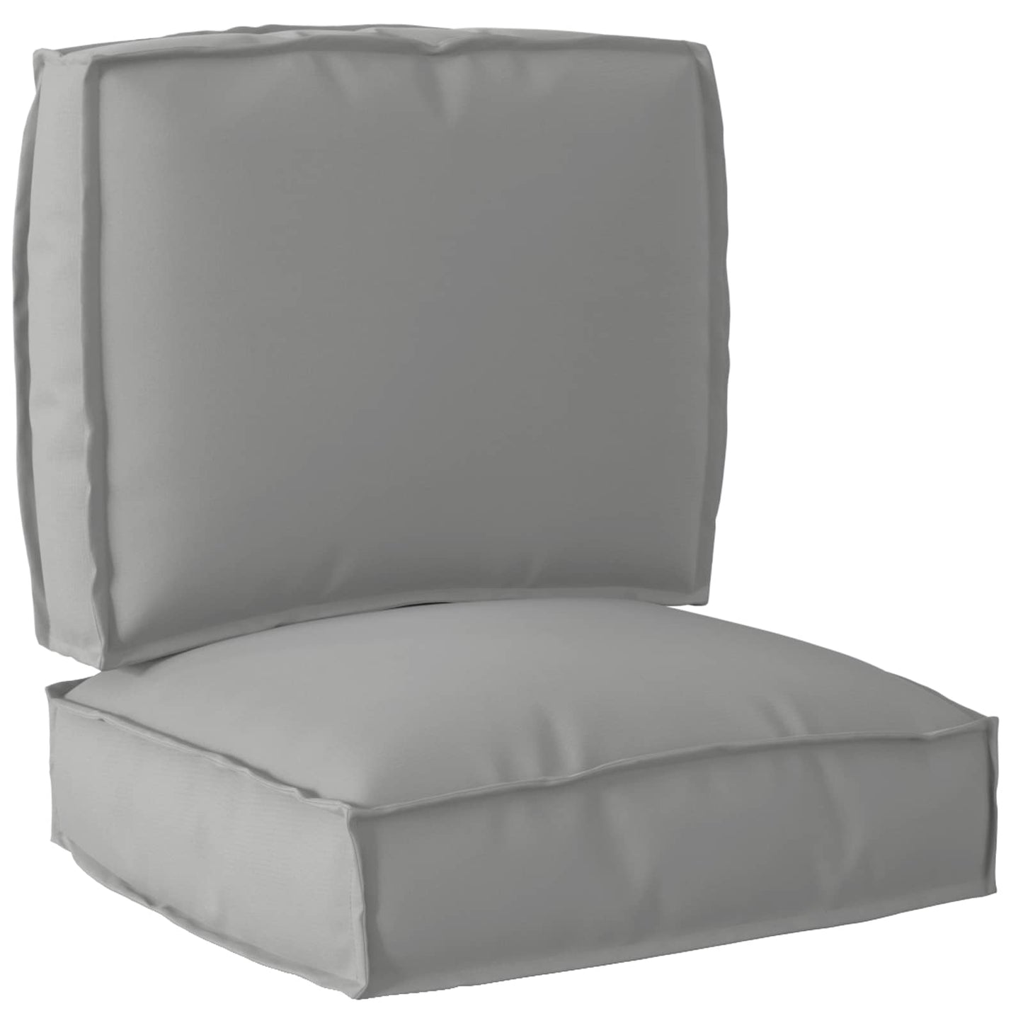 Raklap párna készlet 2 pcs Szürke 50 x 50 x 12 cm Oxford Szövet