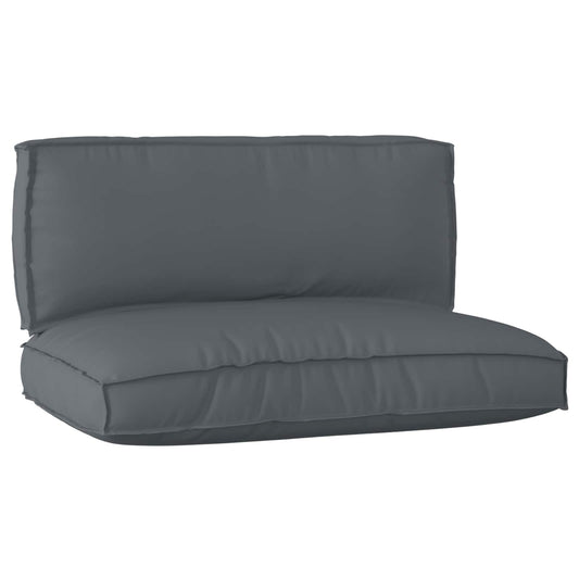 Raklap párna készlet 2 pcs Antracit Oxford Szövet