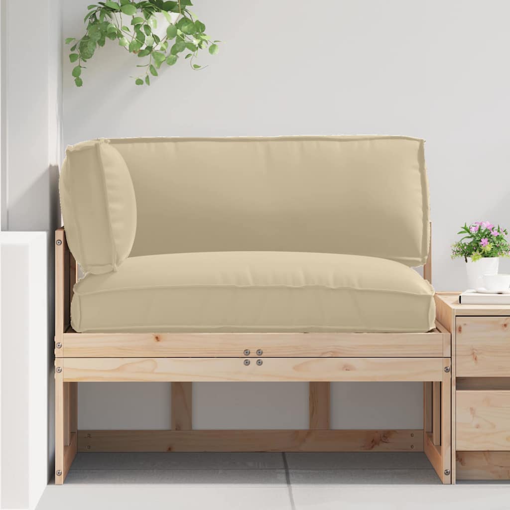 Raklap párna készlet 3 pcs Bézs Oxford Szövet