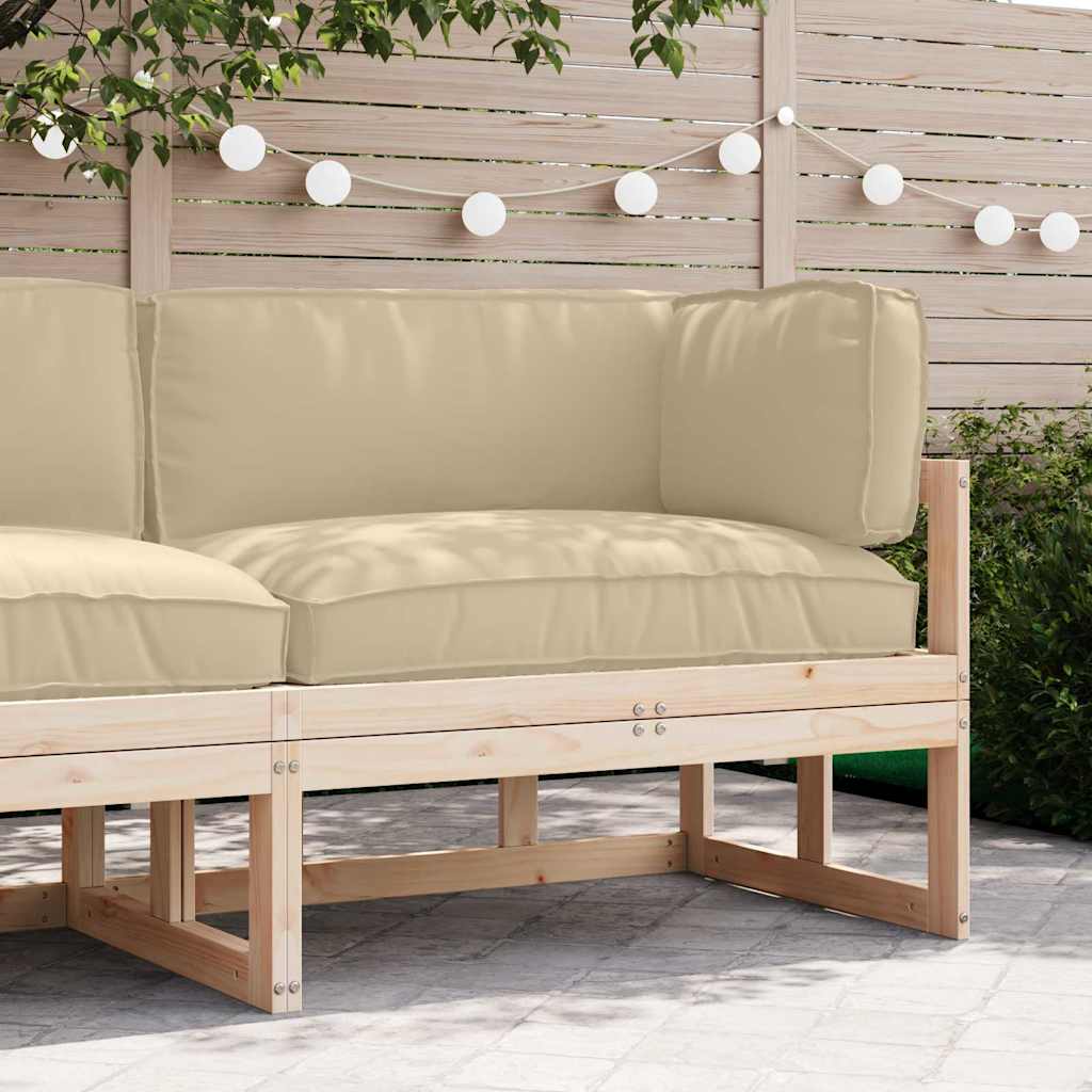 Raklap párna készlet 3 pcs Bézs Oxford Szövet