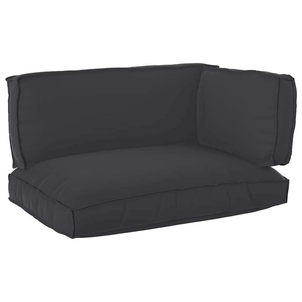 Raklap párna készlet 3 pcs Fekete Oxford Szövet