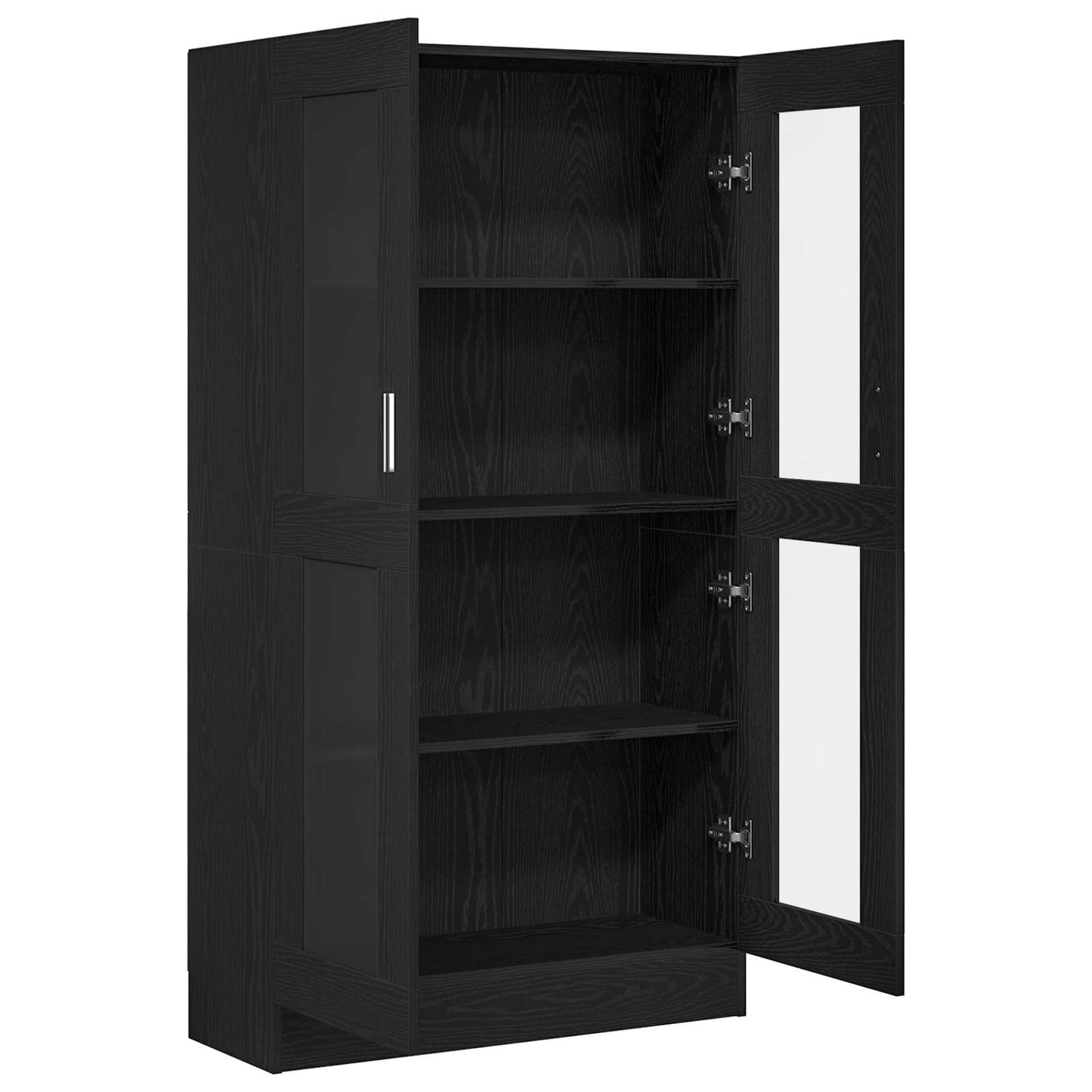 Könyvespolc 4 szintes 82,5 x 30,5 x 150 cm Szerelt Fa