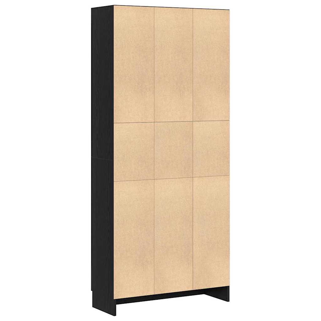 Könyvespolc 4 szintes 82,5 x 30,5 x 185 cm Szerelt Fa