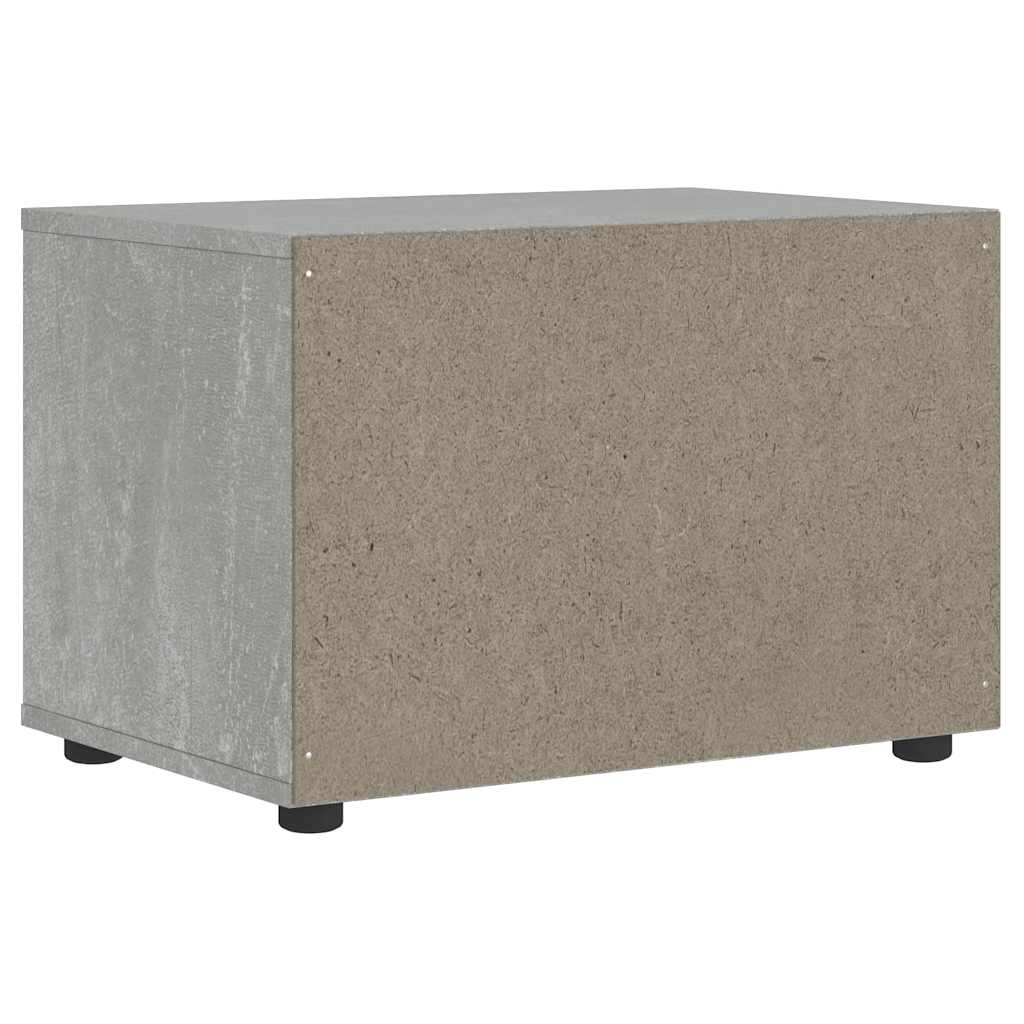 VISNES betonszürke szerelt fa TV-szekrény 45x40x50 cm