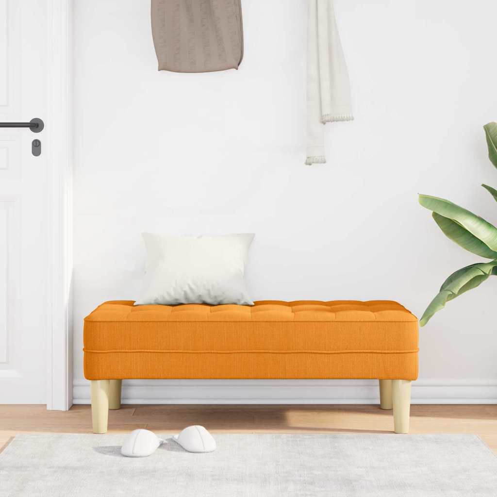 pad párnával Sötét sárga 113 x 57 x 39 cm szövet