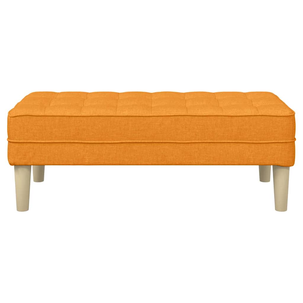 pad párnával Sötét sárga 113 x 57 x 39 cm szövet