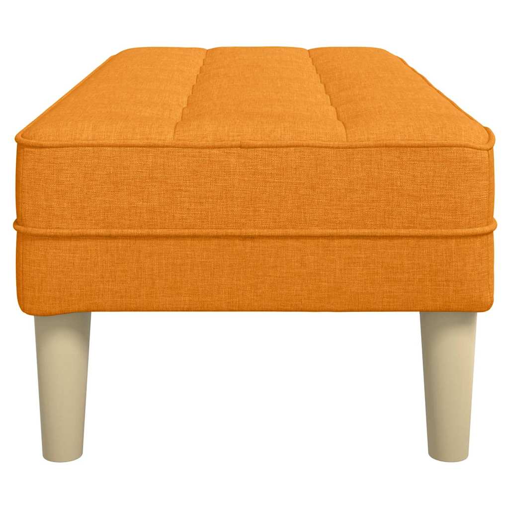 pad párnával Sötét sárga 113 x 57 x 39 cm szövet