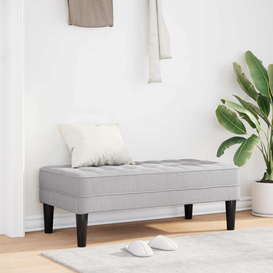 pad párnával Felhőszürke 113 x 57 x 39 cm szövet