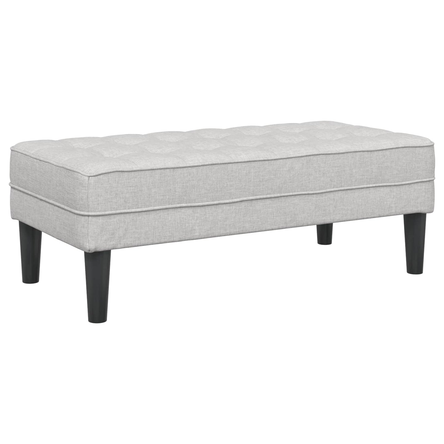 pad párnával Felhőszürke 113 x 57 x 39 cm szövet