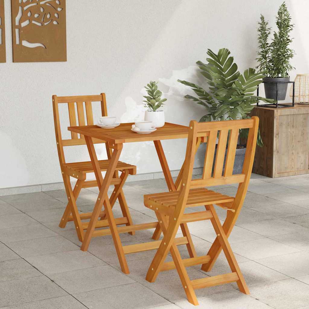 Bisztró készlet 3 pcs Olaj Természetes Tömör Akácfa